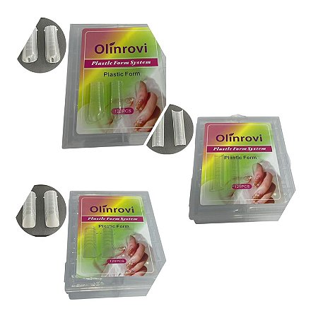 Tips Molde Transparente F1 C/120 - Olinrovi
