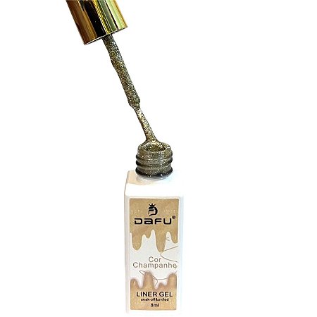 Esmalte Em Gel Liner Dafu 8ml - Champagne