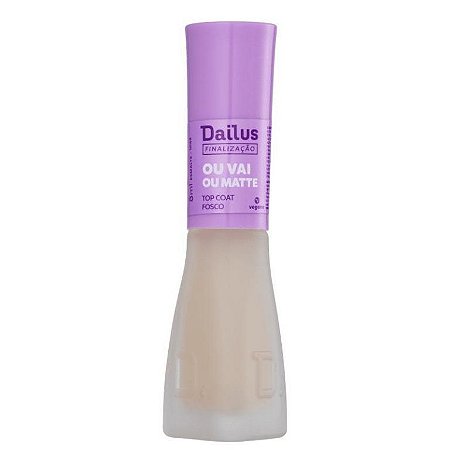 Esmalte Dailus Top Coat Fosco Ou Vai Ou Matte