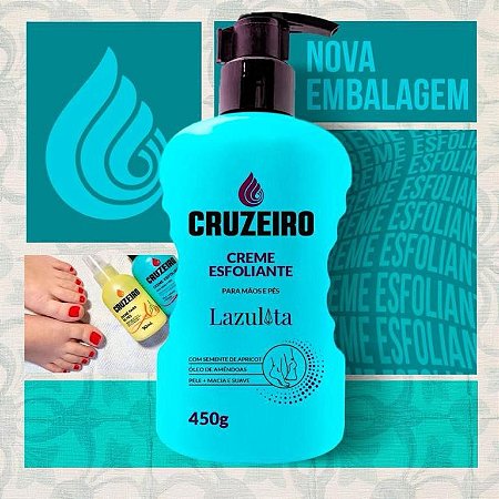 Cruzeiro Creme Esfoliante Para Pés E Mãos 450gr