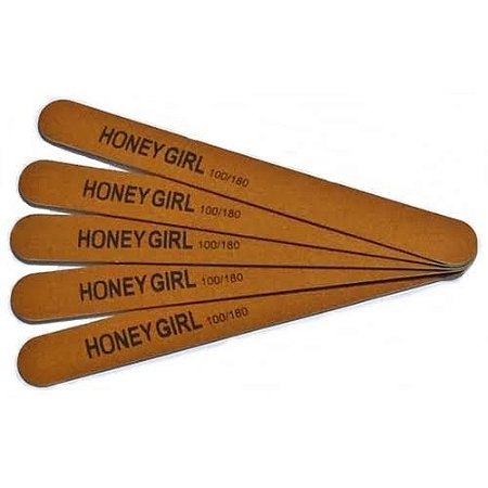 Lixa Reta Fina Honey Girl Marrom 100/180