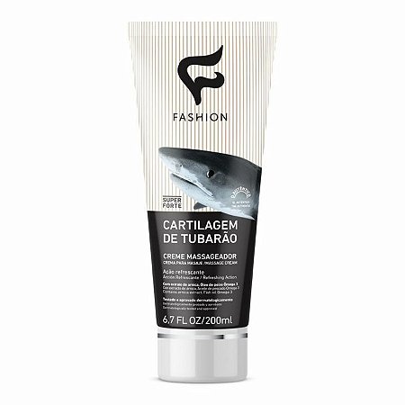 Creme De Massagem Cartilagem De Tubarão 200ml