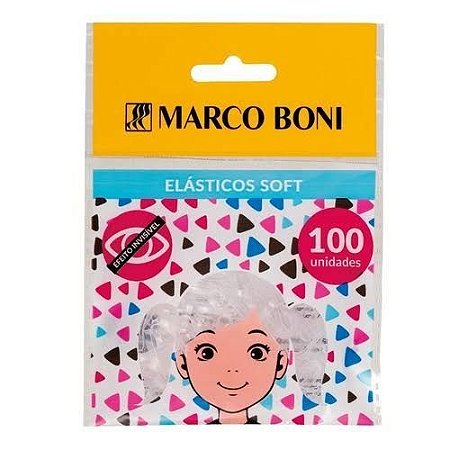 Elástico De Silicone Media Liguinha Transparente C/100