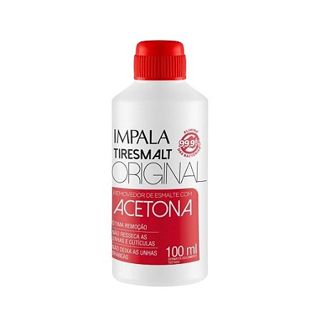 Impala Removedor De Esmalte Com Acetona 100ml