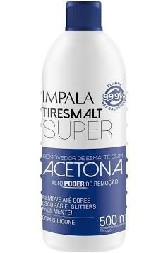 Impala Removedor De Esmalte Com Acetona 500ml