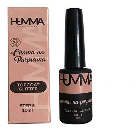Humma Top Coat Glitter 10ml (Step 5)