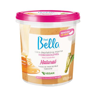 Depil Bella Cera Hidrossoluvel Natural 600gr