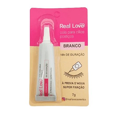 Real Love Cola Para Cílios Postiços 16H de Duração