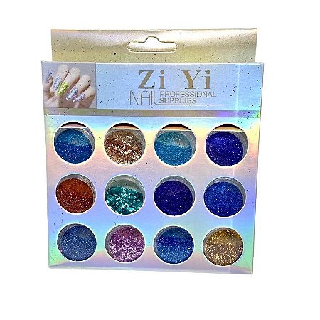 Decoração Glitter C/12