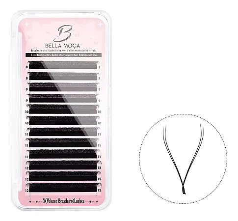 Cílios Bella Moça Y 0.07D