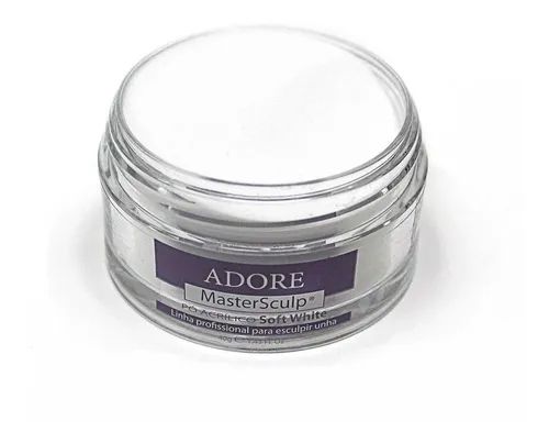 Adore Pó Acrílico Soft White 40gr