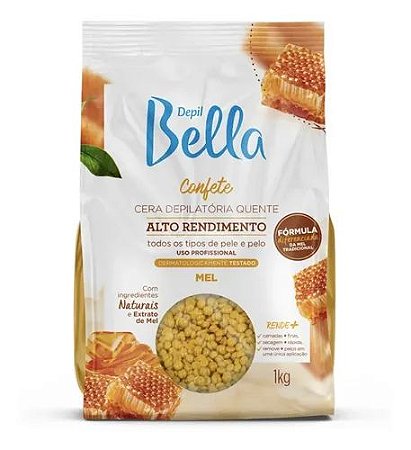 Depil Bella Cera Confete Mel 1kg