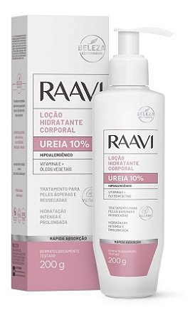 Raavi Loção Hidratante Corporal Ureia 10%
