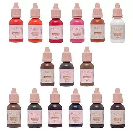 Pigmento Orgânico Micropigmentação Labial Menela 15ml