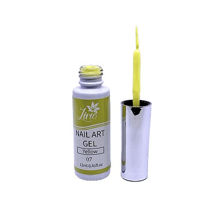 Esmalte Em Gel Liner Lirio 07 Amarelo 12ml