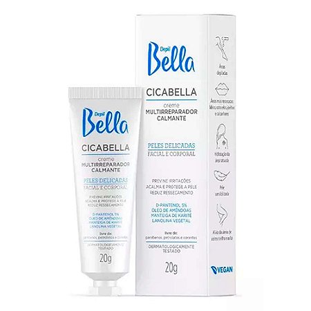 Depil Bella Loção Facial Multirreparador Calmante Cicabella 20gr