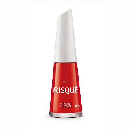 Esmalte Risqué Cremoso Vermelho Felicidade 8ml