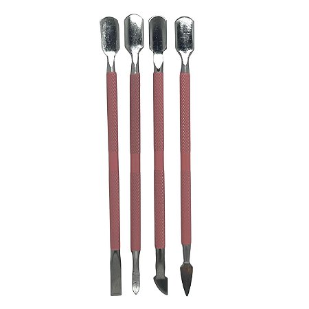 Espátula De Cutículas kit 4 unidades