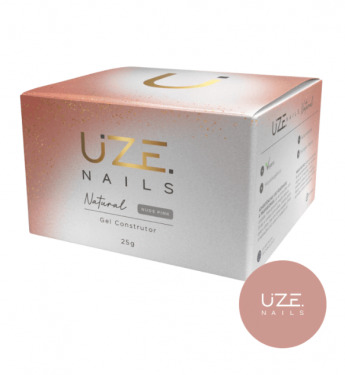 Uze Nails Gel Construtor Natural Nude Pink 25g