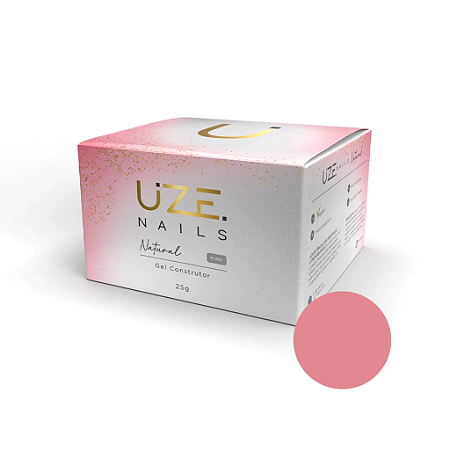 Uze Nails Gel Construtor Natural Pink 25g