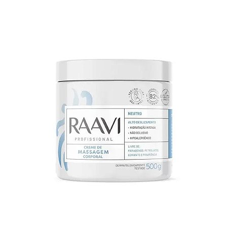 Raavi Creme De Massagem Neutro 500gr