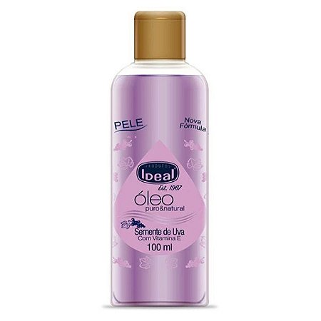 Ideal Óleo Corporal Vegetal Semente De Uva 100ml