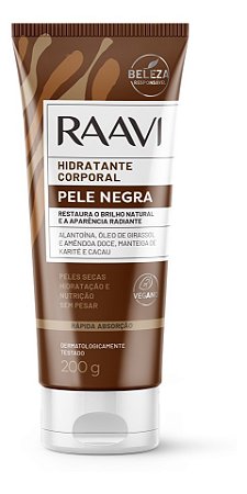Raavi Hidratante Corporal Pele Negra 200gr