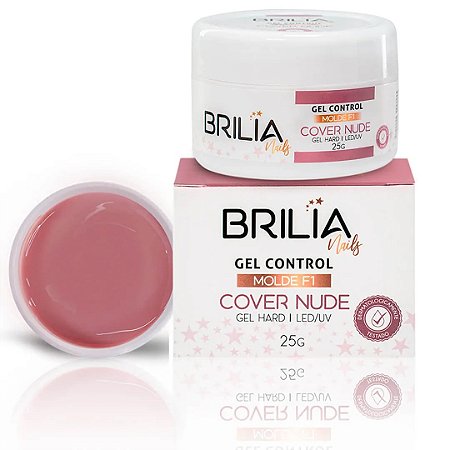 Brilia Nails Gel Control Cover Nude Molde F1 25gr