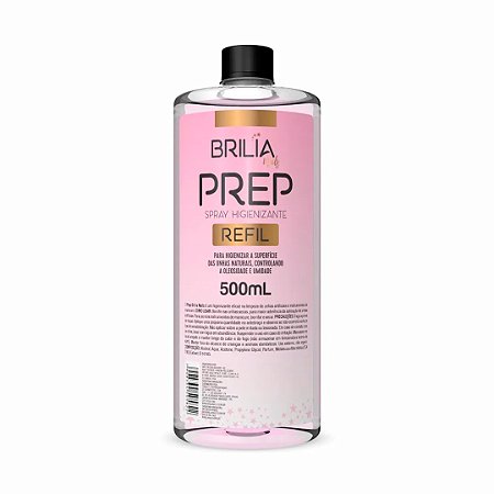 Brilia Nails Prep Higienizador Sweet Cotton Refil 500ml