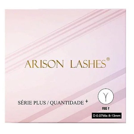 Cílios Arison Lashes Y 0.07D Série Plus Mix