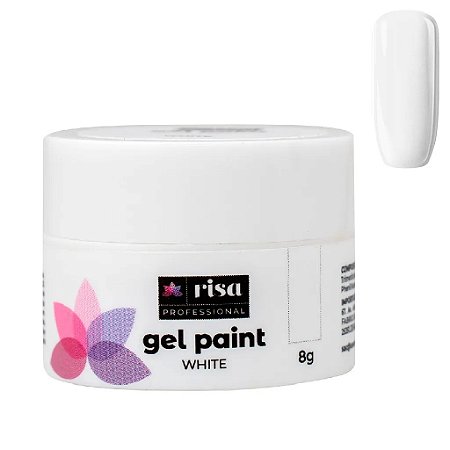 Risa Gel Paint Branco 8gr