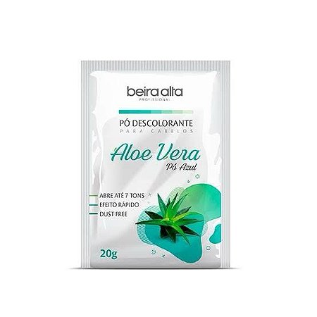 Beira Alta Pó Descolorante Aloe Vera Sachê 20gr