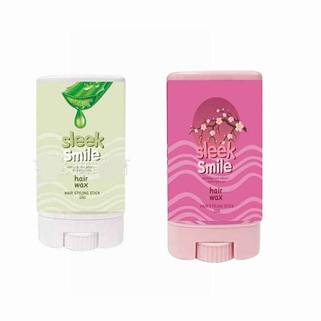 Cera para Modelara Sleek Smile com Aloe Vera, Argan e Óleos de Girassol 15gr