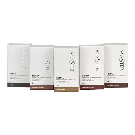 Henna Master Profissional Para Sobrancelhas Com Fixador