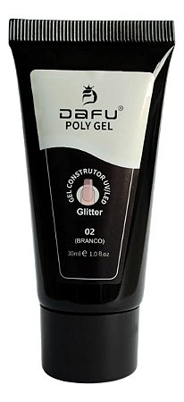 Dafu Polygel Branco Glitter 02 30ml