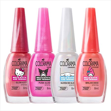 Esmalte Colorama Coleção Hello Kitty and Friends