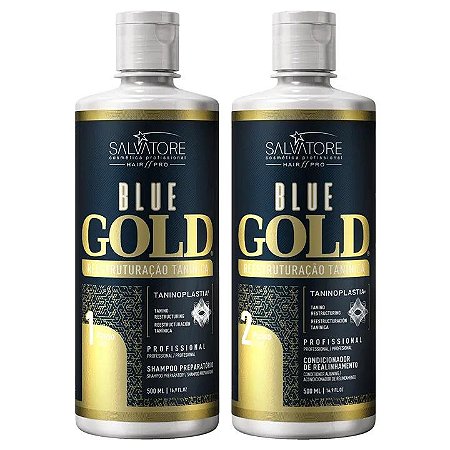 Salvatore Blue Gold Kit 1lt Passo 1 e 2