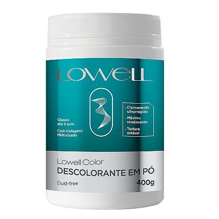Lowell Pó Descolorante Azul Color 9 Tons 400gr