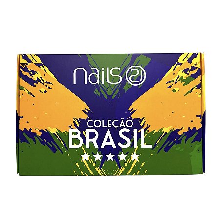Nails 21 Esmalte Em Gel Coleção Brasil - 4 Cores