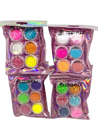 Decoração Glitter C/6
