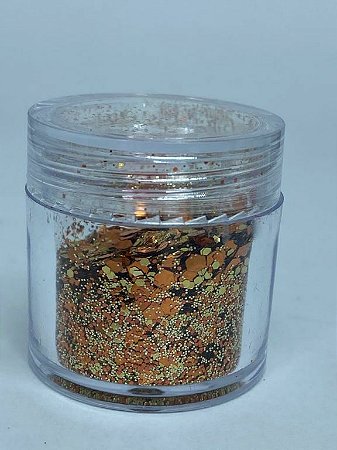 Decoração Glitter/lantejoulas Laranja