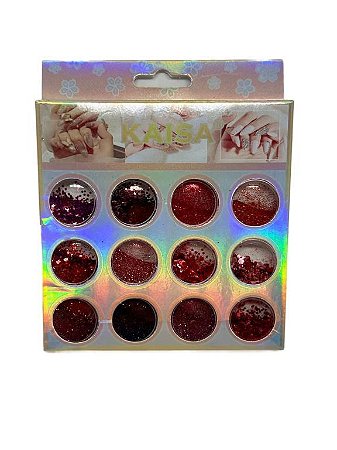 Decoração Glitter C/12