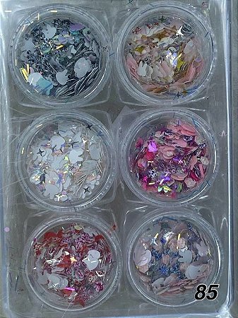 Decoração Glitter 85 C/6