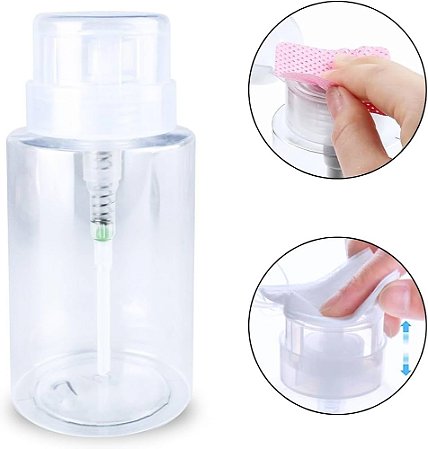 Porta Acetona Dosador Removedor Esmaltes Manicure E Pedicure 50ml