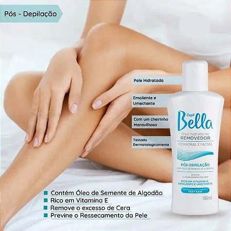 Depil Bella Óleo Removedor Algodao 500ml
