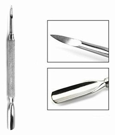 Espátula Empurrador Unha Gel Aço Inox