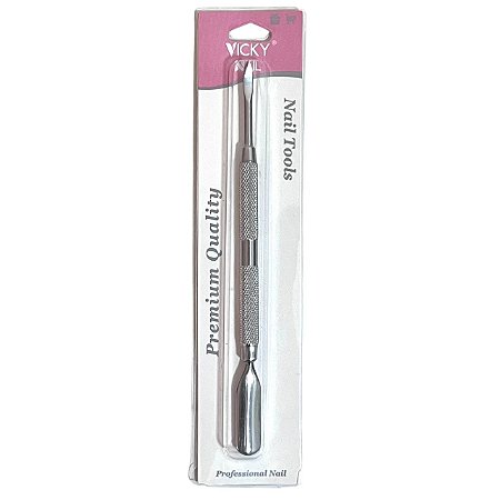 Espátula Empurrador Unha Gel Aço Inox