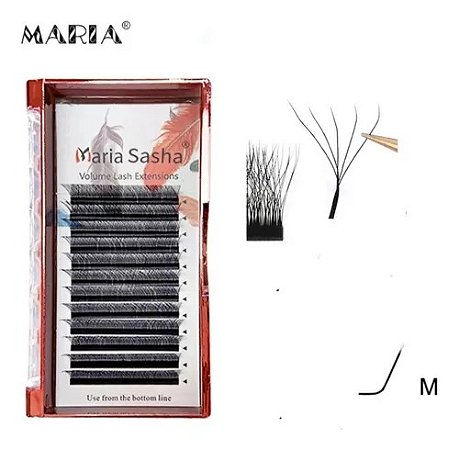 Cílios Maria Sasha W 5d Mix 8-14 0.07 (LU-M)