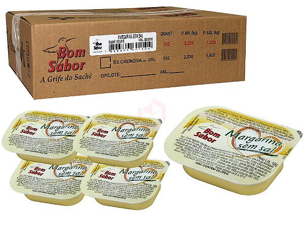 MARGARINA SACHE BLISTER BOM SABOR10GR  CX 144UN PARA HOTEIS,MOTEIS,POUSADAS,HOSPITAIS,AIRBNB,HOSTEL,PADARIAS,LANCHONETE