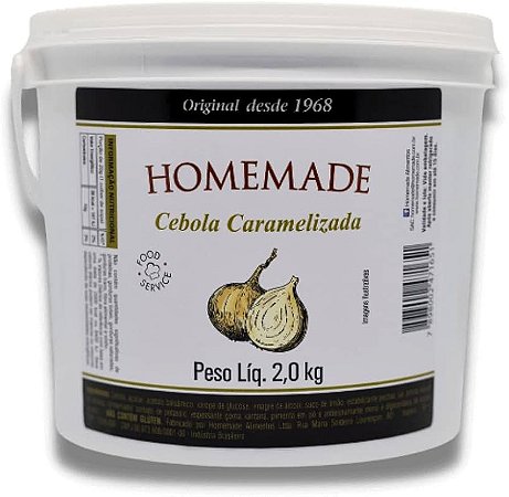 Geleia Cebola Caramelizada Homemade 2kg Gourmet